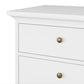 Paris Chest 5 Drawers in White