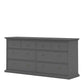 Paris Chest of 8 Drawers in Matt Grey