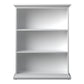 Paris Low Bookcase in White