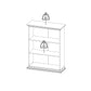 Paris Low Bookcase in White