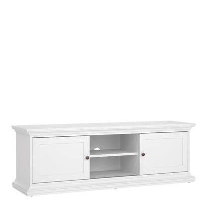 Paris TV-unit 2 frame Doors in White