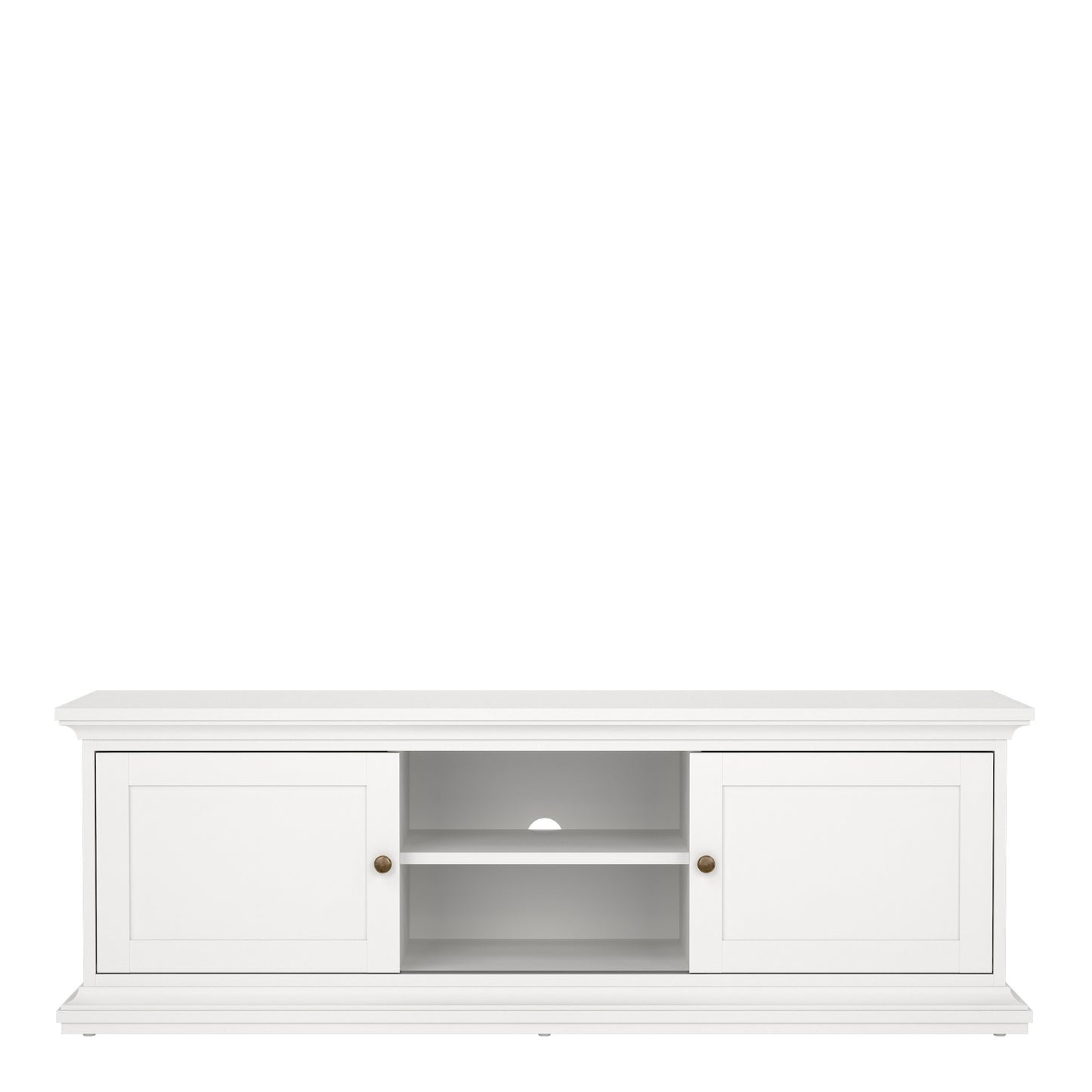 Paris TV-unit 2 frame Doors in White