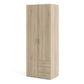 Space Wardrobe 2 Doors 3 Drawers in Oak 2000