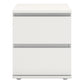 Nova Bedside 2 Drawer in White