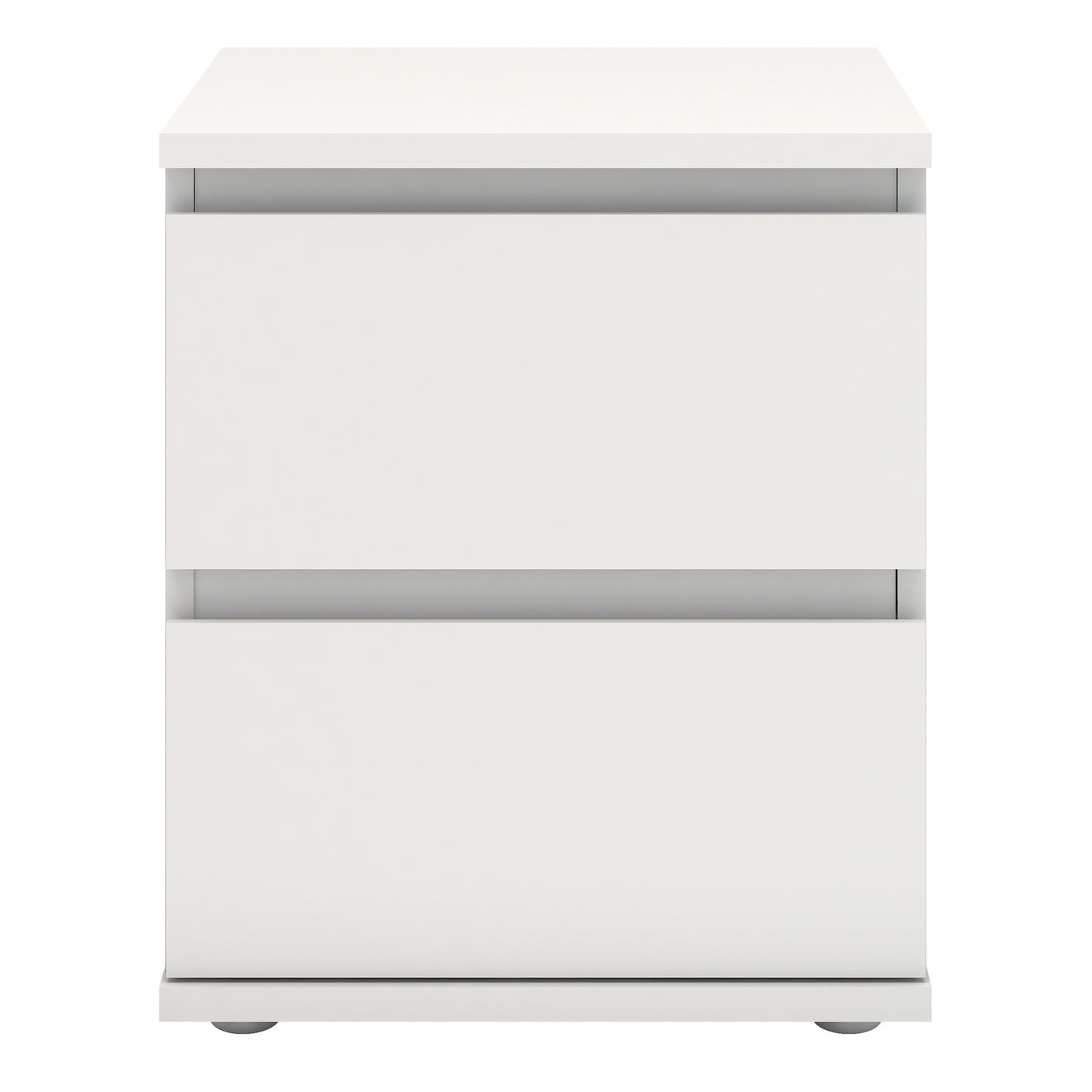 Nova Bedside 2 Drawer in White