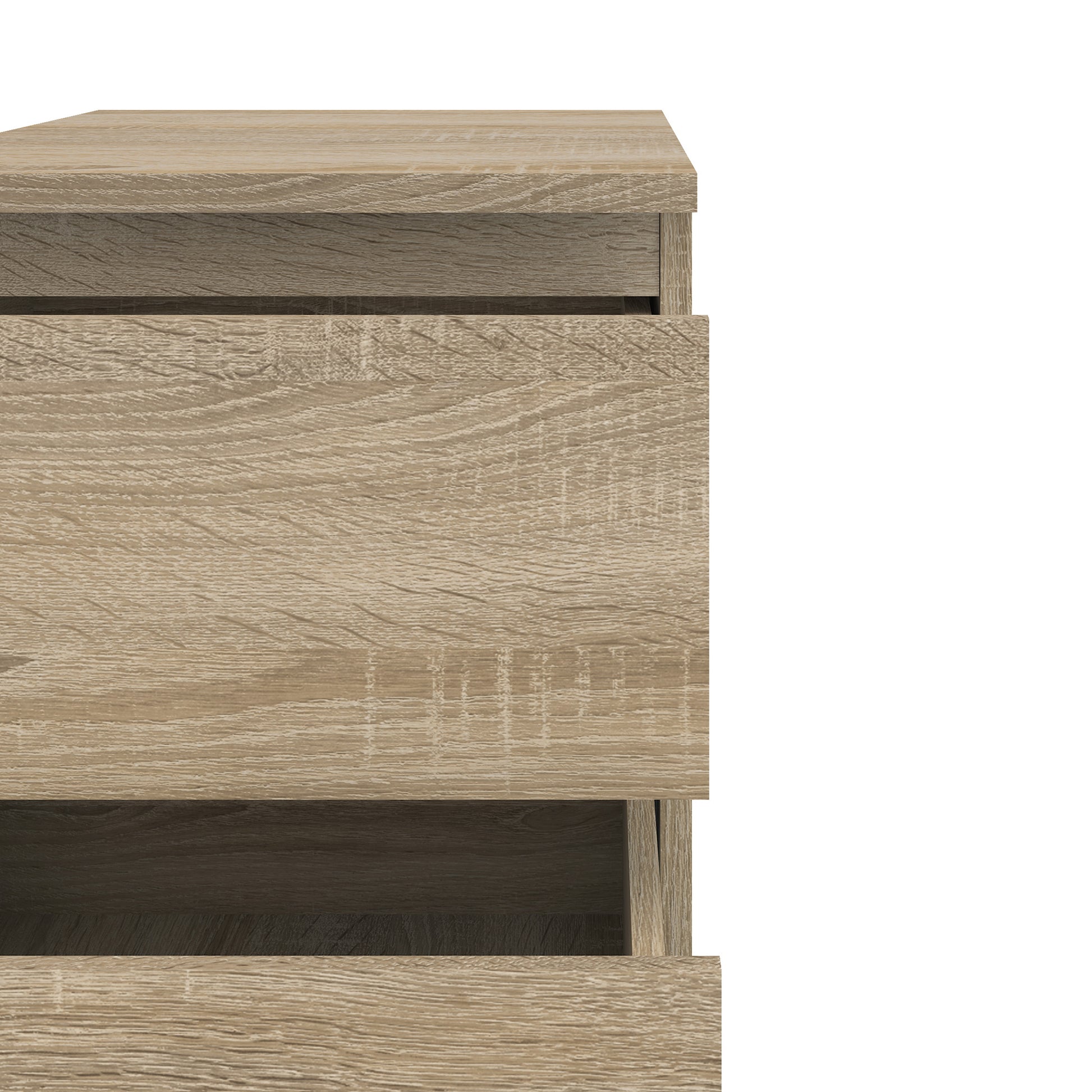 Nova Bedside 2 Drawer in Oak