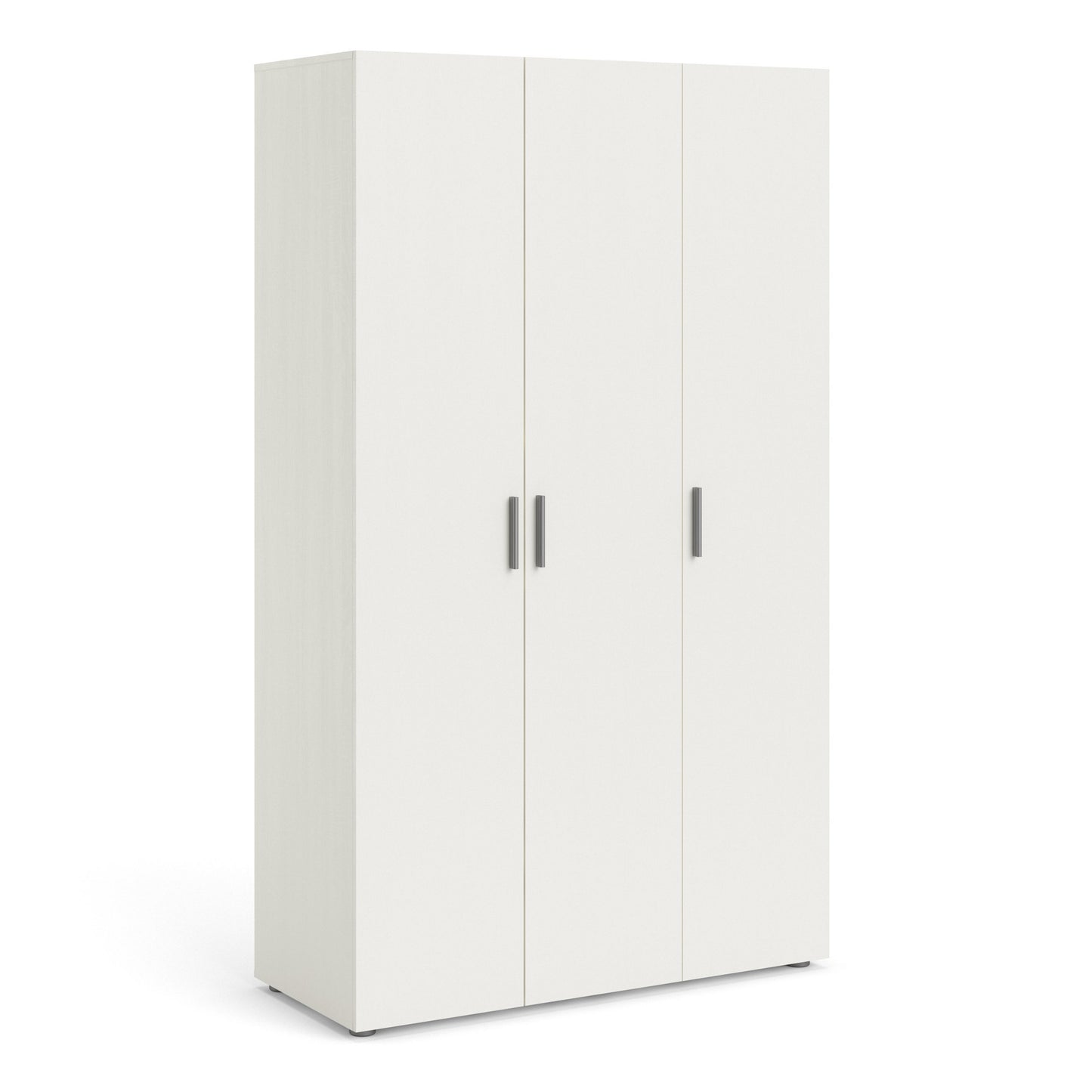 Pepe Wardrobe with 3 Doors in White Woodgrain