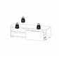 Match TV Unit 1 Drawers 2 Shelf in White High Gloss