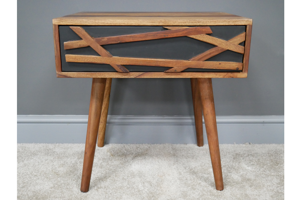 Sheesham Wood Bedside Cabinet