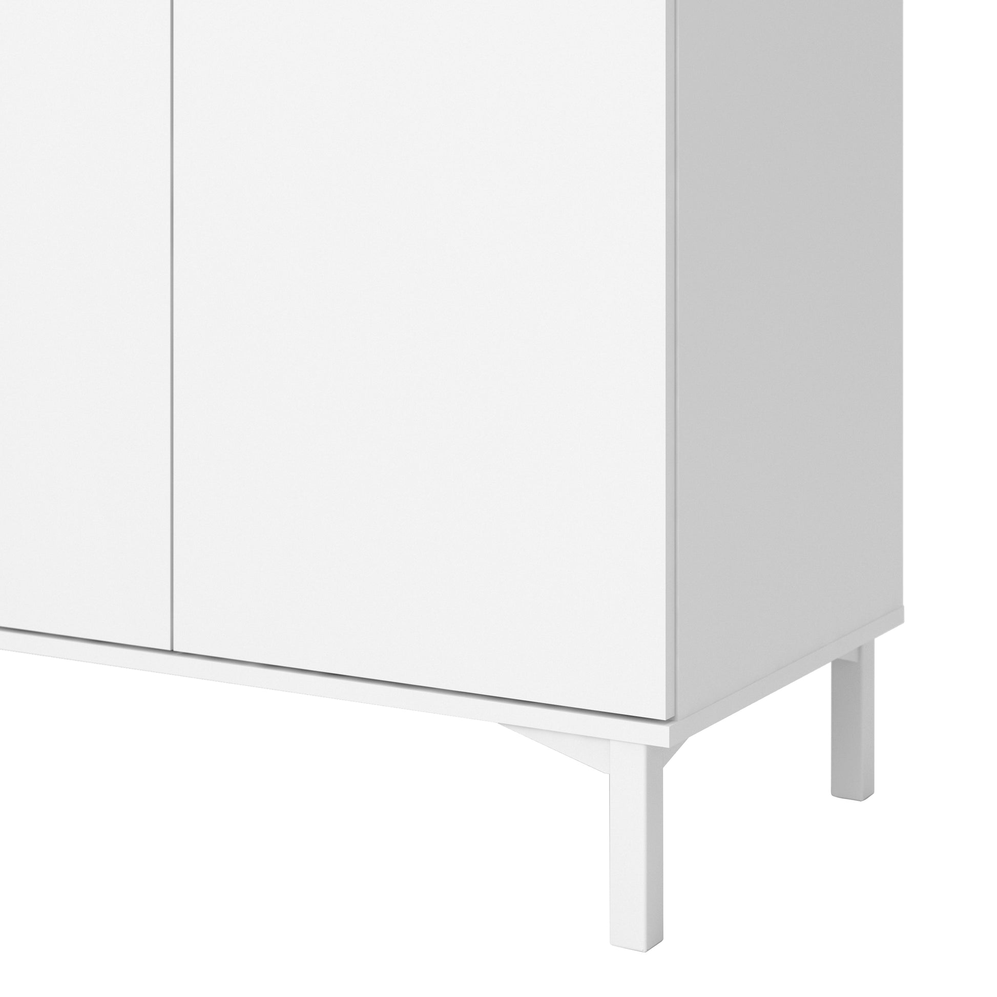 Roomers Sideboard 3 Drawers 3 Doors in White and Oak