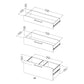 Prima Bookcase 1 Shelf With 2 Drawers 2 File Drawers In White