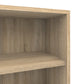 Prima Bookcase 2 Shelves With 2 Drawers 2 File Drawers In Oak