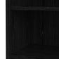 Prima Bookcase 5 Shelves in Black Woodgrain