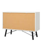 Ry Sideboard with 1 Door 2 Drawers in Matt White