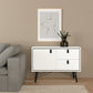 Ry Sideboard with 1 Door 2 Drawers in Matt White