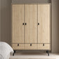 Ry Wardrobe 3 Doors 3 Drawers in Jackson Hickory Oak