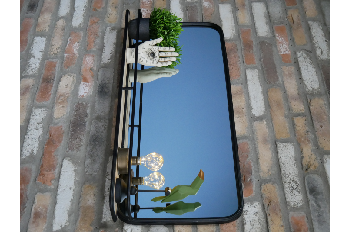 Dutch Mirror With Shelf