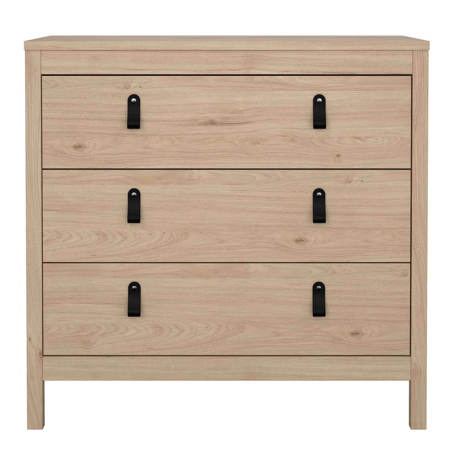 Barcelona Chest 3 Drawers in Jackson Hickory Oak