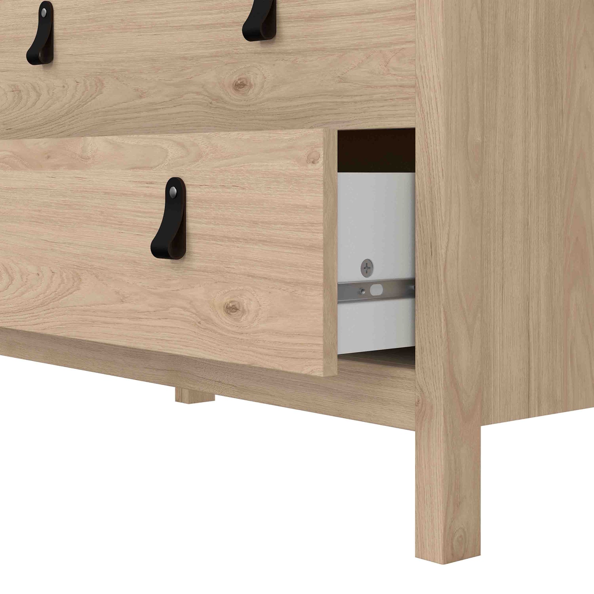 Barcelona Chest 3 Drawers in Jackson Hickory Oak