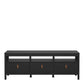 Barcelona TV Unit 3 Drawers in Matt Black