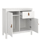 Barcelona Sideboard 2 Doors 1 Drawer in White