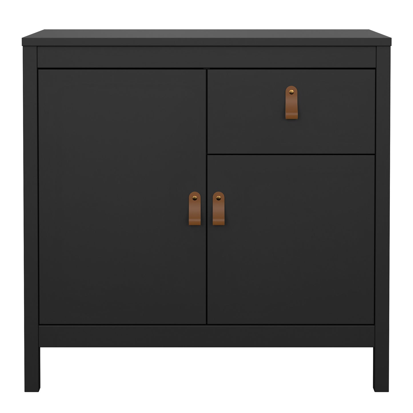 Barcelona Sideboard 2 Doors 1 Drawer in Matt Black