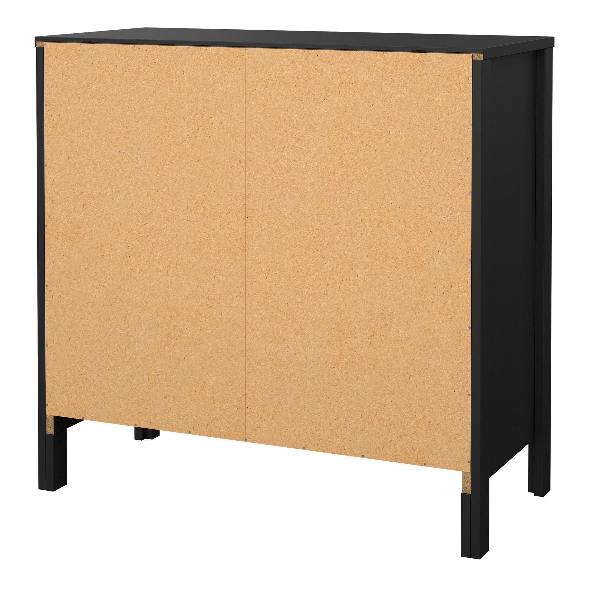 Barcelona Sideboard 2 Doors 1 Drawer in Matt Black