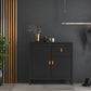 Barcelona Sideboard 2 Doors 1 Drawer in Matt Black