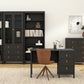 Barcelona Desk 3 Drawers in Matt Black