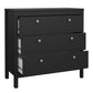 Madrid Chest 3 Drawers in Matt Black