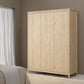 Madrid Wardrobe with 3 Doors in Jackson Hickory Oak