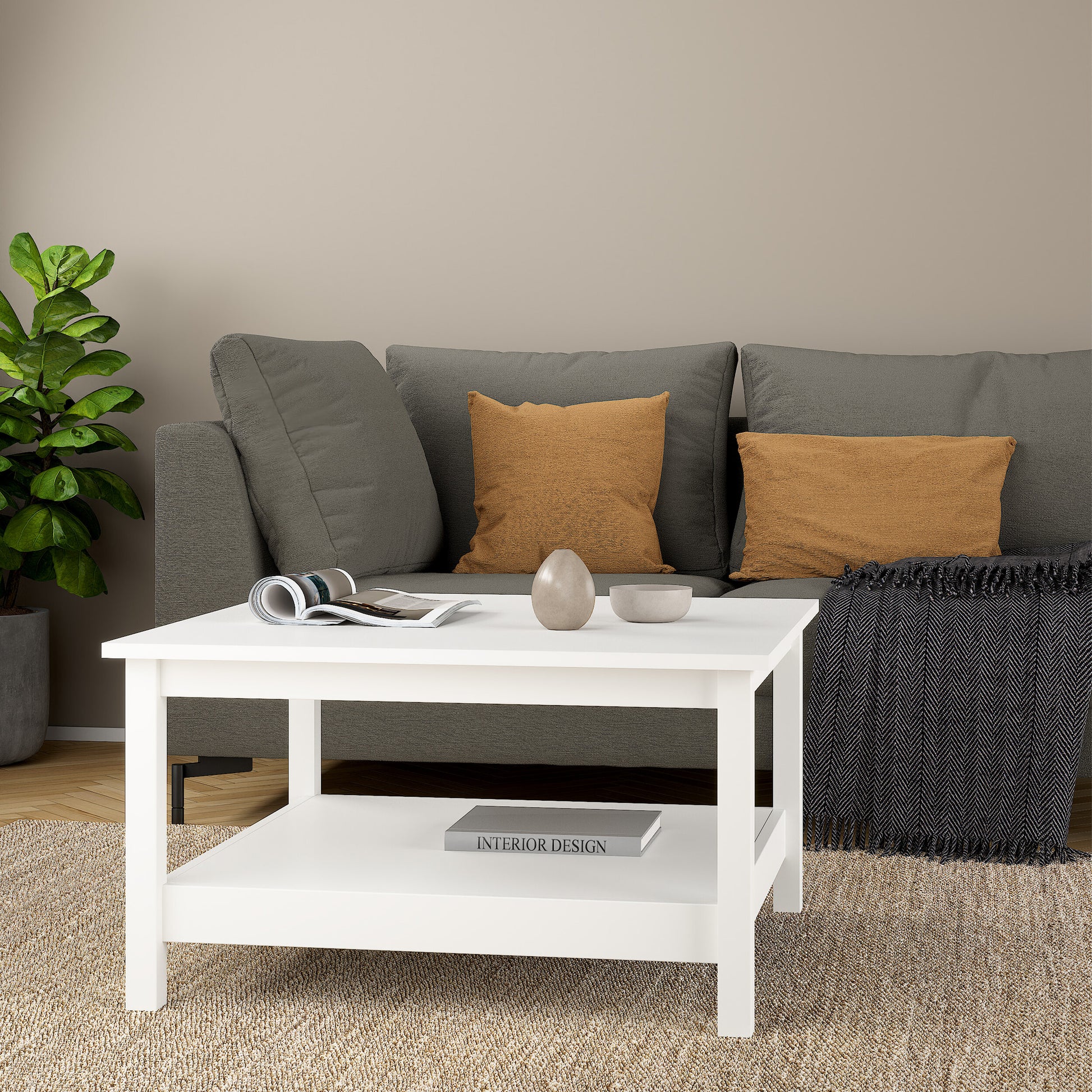 Madrid Coffee Table in White