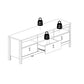 Madrid TV Unit 3 Drawers in White