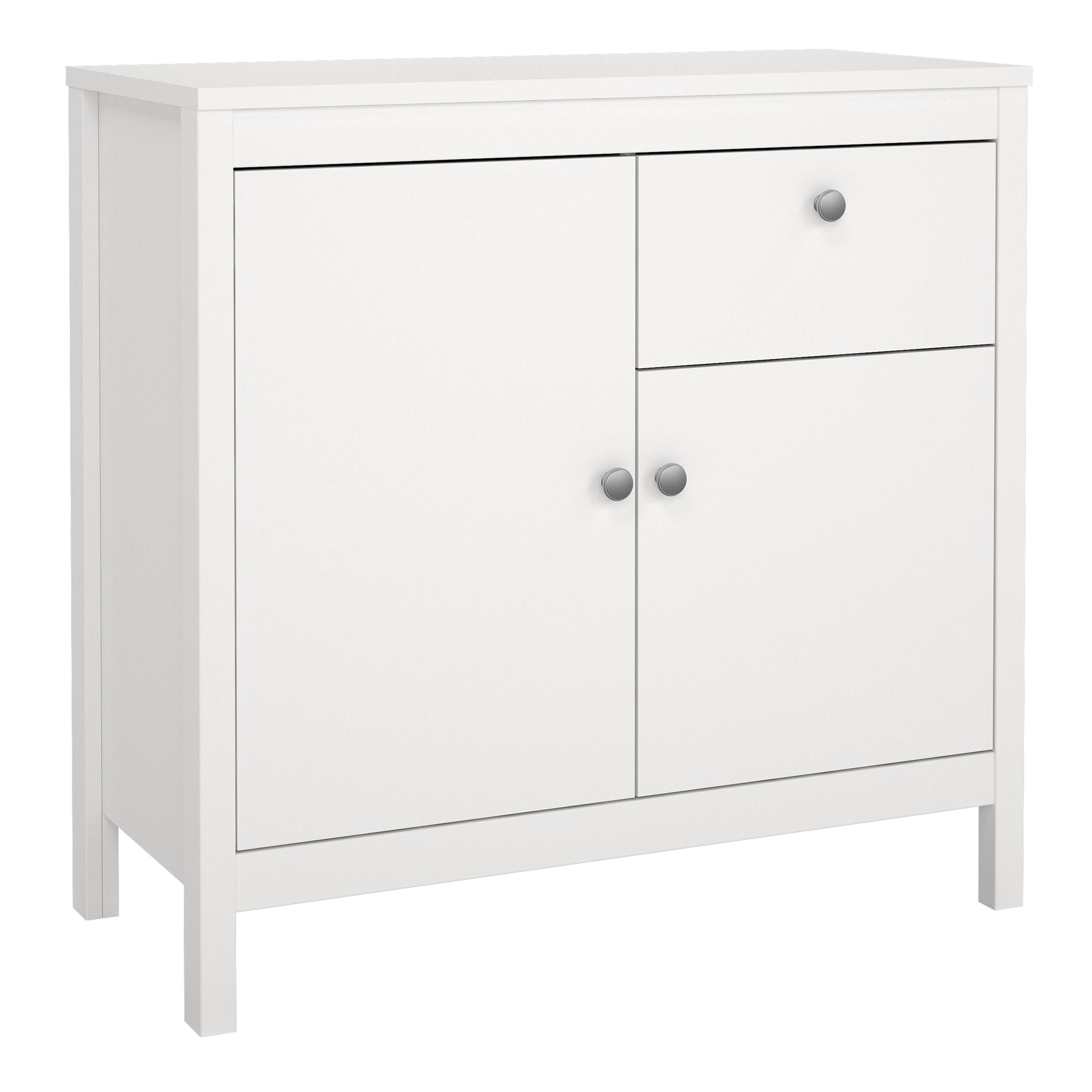 Madrid Sideboard 2 Doors 1 Drawer in White