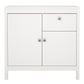 Madrid Sideboard 2 Doors 1 Drawer in White