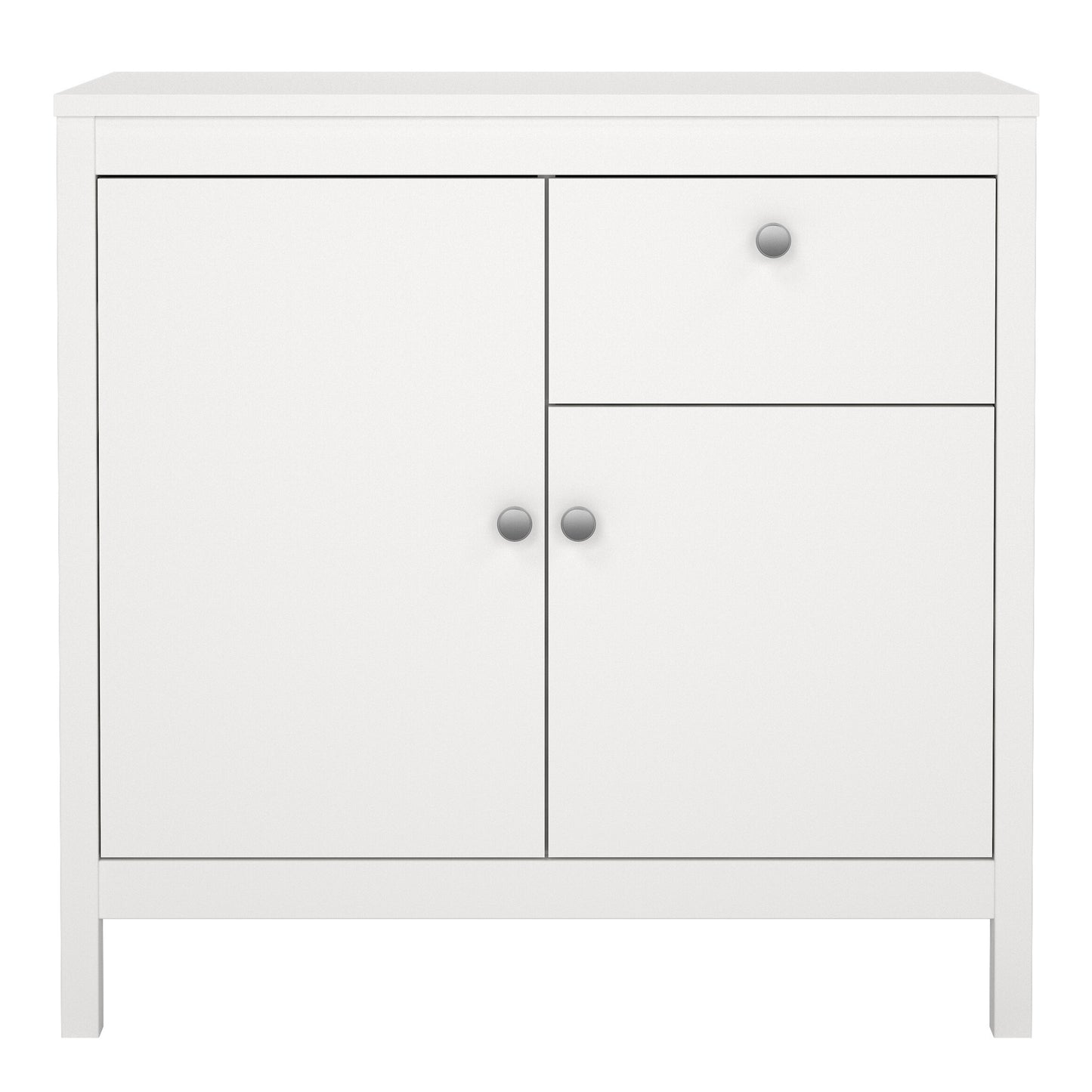 Madrid Sideboard 2 Doors 1 Drawer in White