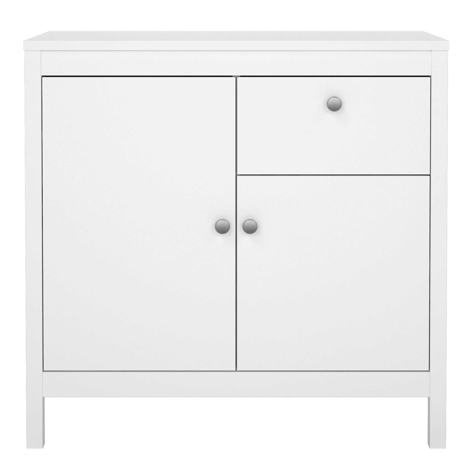 Madrid Sideboard 2 Doors 1 Drawer in White