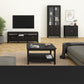 Madrid Sideboard 2 Doors 1 Drawer in Matt Black