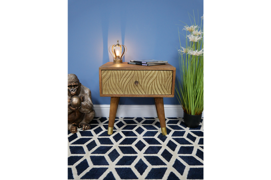 Mango Wood Bedside Cabinet