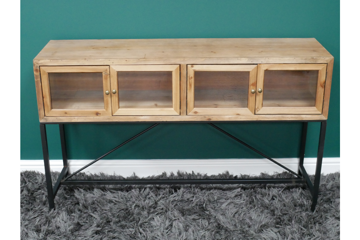 Industrial Wood Sideboard