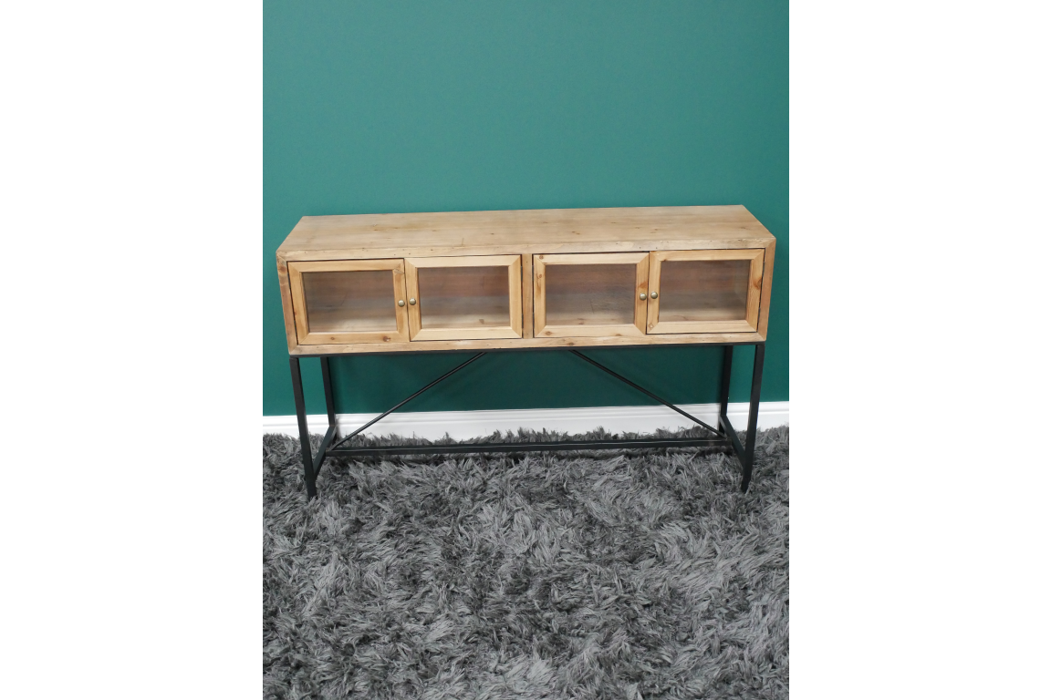 Industrial Wood Sideboard