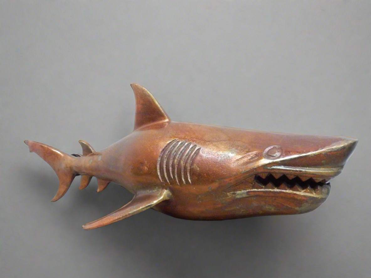 Pair of Wall Sharks- Raw Copper