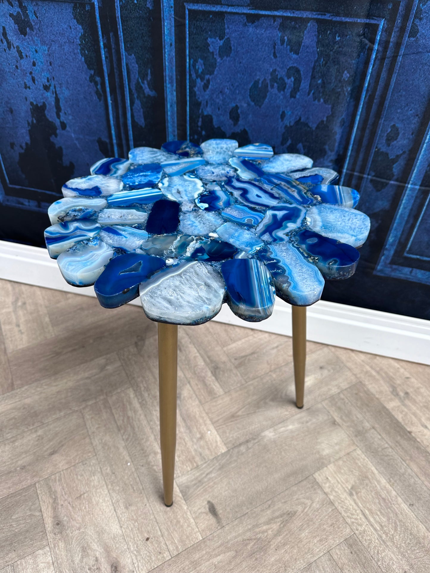 Myra Blue Agate End Table