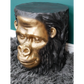 Metallic Gold & Black Monkey Side Table