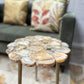 Myra Natural Agate End Table