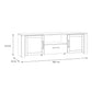 Bohol 2 Door 1 Drawer TV Unit  in Riviera Oak/Grey Oak