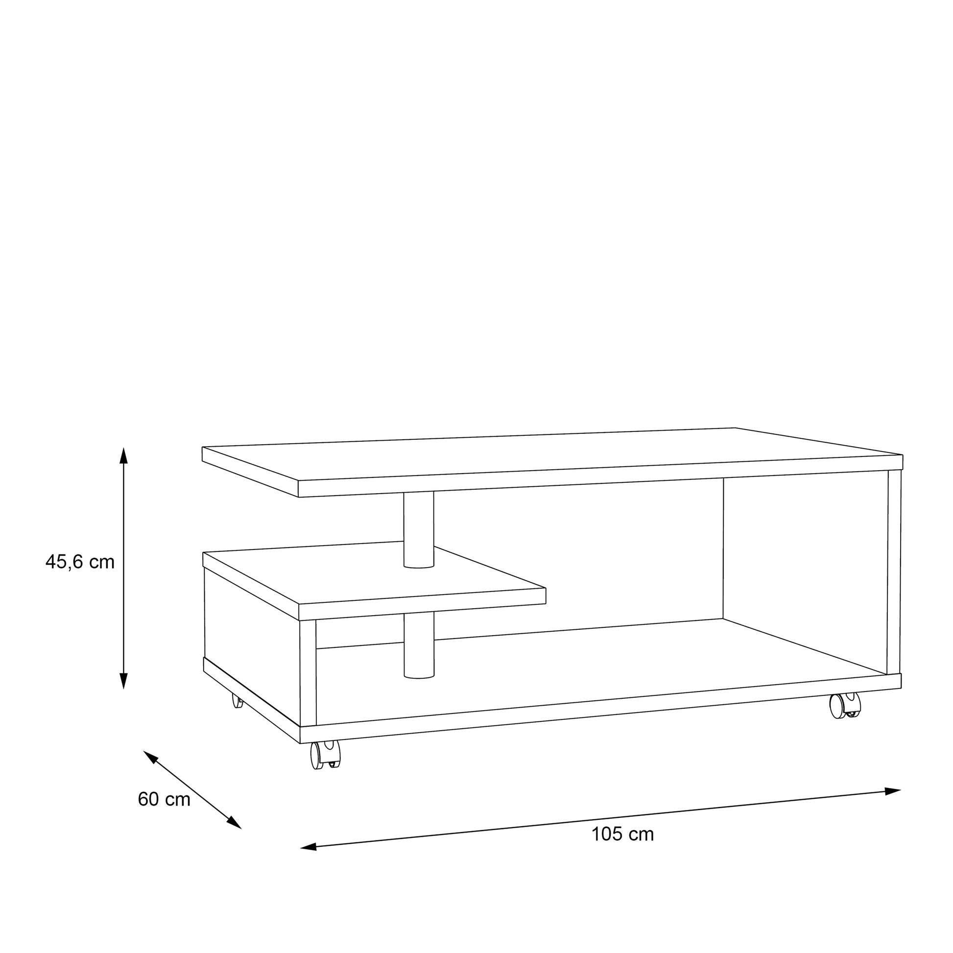 Bailey Coffee Table in Antique Oak