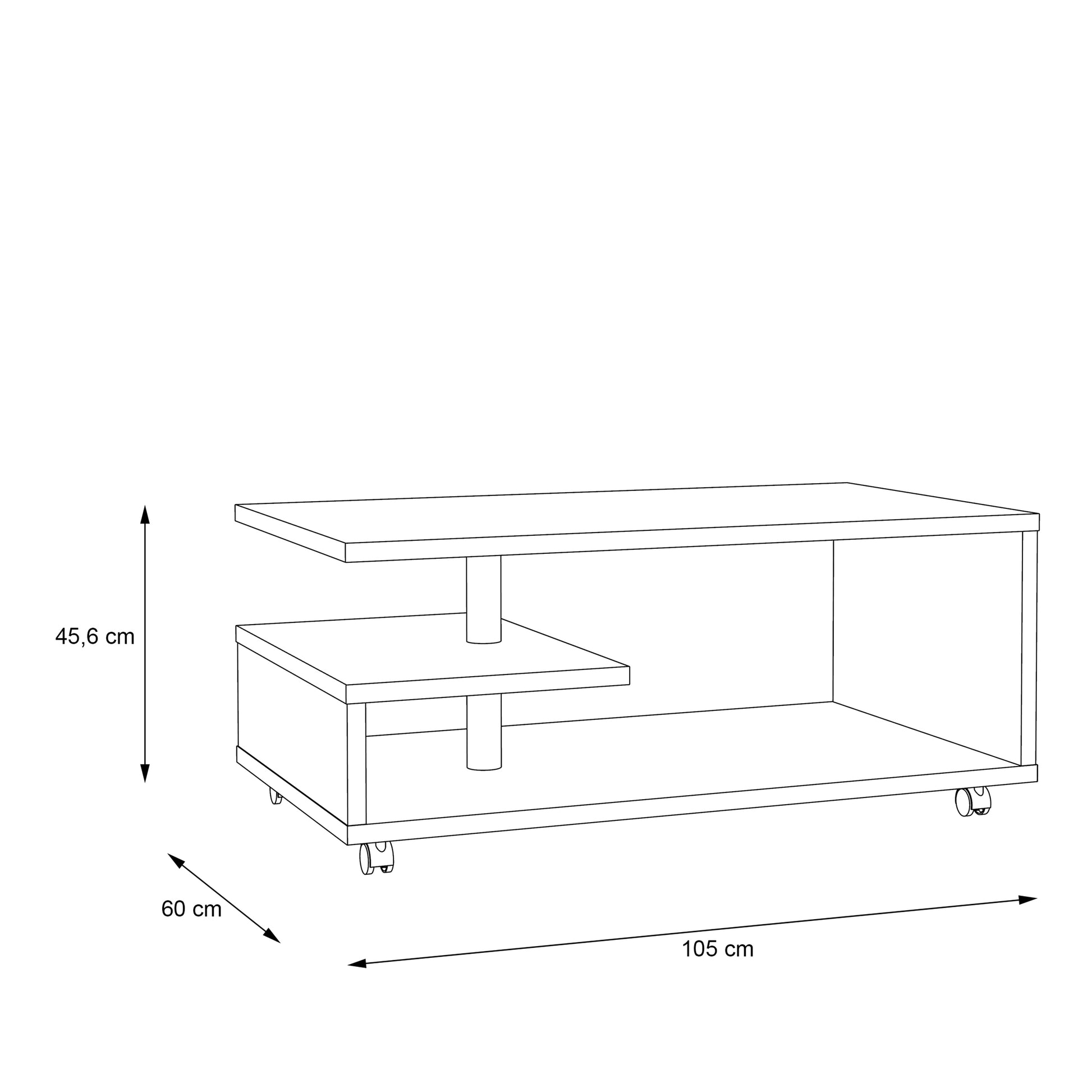 Bailey Coffee Table in Sand Oak