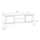 Calasetta 2 Door 1 Shelf TV Unit in Rattan