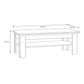 Illopa Coffee Table in Oak Nelson/Snowy Oak